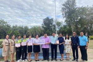 ร่วมแสดงความยินดีคณะคร ูและนักศึกษาที่ไปประกวด โครงงานวิทยาศาสตร์อาชีวศึกษา ระดับชาติ 2563