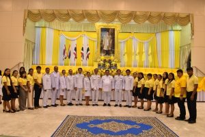 พิธีบำเพ็ญกุศลเพื่อถวายพระราชกุศลวันคล้ายวันสวรรคต พระบาทสมเด็จพระบรมชนกาธิเบศร มหาภูมิพลอดุลยเดชมหาราช บรมนาถบพิตร