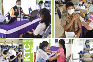 หน่วยงานสาธารณสุขโคกสำโรง ได้ดำเนินการฉีดวัคซีนป้องกันโรคติดเชื่อโคโรน่า 2019 กระตุ้นเข็ม 3-4 ณ วิทยาลัยเทคนิคโคกสำโรง