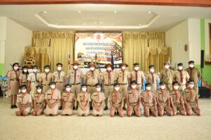 วันที่ ๓๑ สิงหาคม ๒๕๖๕ เวลา ๑๓.๐๐ น. นายเริงศักดิ์  เข็มทอง พร้อมคณะผู้บริหาร คณะครู และนักเรียน นักศึกษา ระดับชั้น ปวช.๑  วิทยาลัยเทคนิคโคกสำโรง ได้เข้าร่วมพิธีรับเตรียมลูกเสือวิสามัญ และประดับแถบสองสี ประจำปีการศึกษา ๒๕๖๕ ณ หอประชุม วิทยาลัยเทคนิคโคกสำโรง