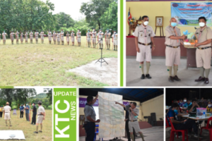 วันที่ ๒๒ กันยายน ๒๕๖๕ นายเริงศักดิ์ เข็มทอง ผู้อำนวยการ วิทยาลัยเทคนิคโคกสำโรง พร้อมคณะผู้บริหาร คณะครูเข้าร่วมโครงการฝึกอบรมผู้บังคับบัญชาลูกเสือ”วิชาแผนที่-เข็มทิศ”โดยเข้าร่วมรับฟังวัตถุประสงค์ของการฝึกอบรมและแนะนำวิทยากร จากผู้อำนวยการฝึก และเข้าร่วมกิจกรรมตามกำหนดการ ณ ค่ายลูกเสือไทเกอร์แคมป์ ตำบลวังเพลิง อำเภอโคกสำโรง จังหวัดลพบุรี