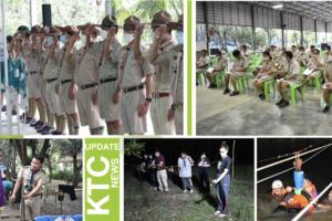 นายเริงศักดิ์  เข็มทอง พร้อมตัวแทนคณะผู้บริหาร คณะครู เจ้าหน้าที่ และบุคลากรวิทยาลัยเทคนิคโคกสำโรง ได้เข้ารับการฝึกอบรมวิชาผู้กำกับลูกเสือวิสามัญ ขั้นความรู้ชั้นสูง (R.A.T.C.) ซึ่งดำเนินงานโดยคณะกรรมการพัฒนากิจการลูกเสือเนตรนารีวิสามัญ (พ.ส.น.อ) อาชีวศึกษาภาคกลาง รุ่นที่ ๑/๒๕๖๕ จังหวัดสุพรรณบุรี ระหว่างวันที่ ๙-๑๕ ตุลาคม พ.ศ.๒๕๖๕ ณ ค่ายลูกเสือดรุณวิทย์ ต.หนองสาหร่าย อ.ดอนเจดีย์ จ.สุพรรณบุรี(วันที่ ๒)